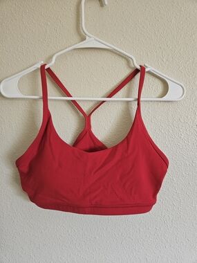 Fleo Red Strappy Sports Bralette